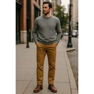 Taylor Stitch Chino Pants Size Waist 36/Length 34 Tan Preppy Heritage